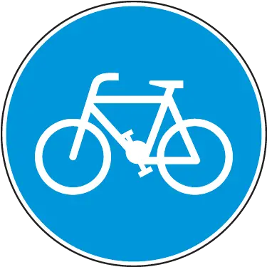 Bicycle Notice Road Sign Sticker Verkehrszeichen 237 Png Highway Sign Png