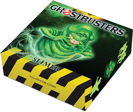 Ghostbusters Slimer 2017 1oz Silver Coin Slimer Png Slimer Png
