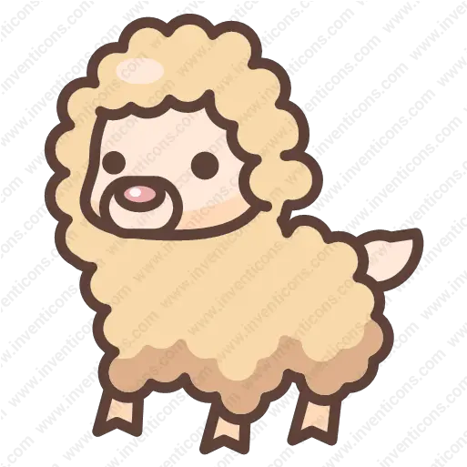 Download Alpaca Vector Icon Inventicons Curly Png Alpaca Png