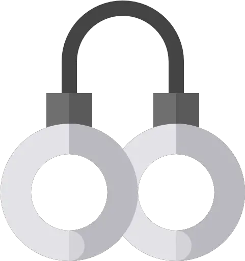 Free Icon Handcuffs Solid Png Grey Lock Icon