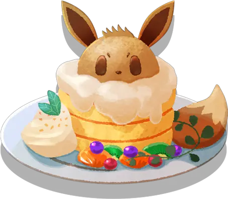 Pokémon Café Mix Cafe Mix Eevee Pancakes Png Restaurant Icon Game