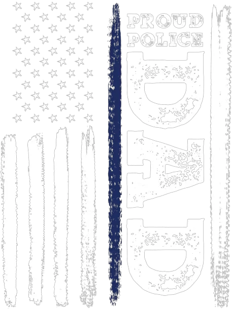 I Back The Blue Proud Police Dad Thin Line Shower Curtain Eye Liner Png Thin Blue Line Png
