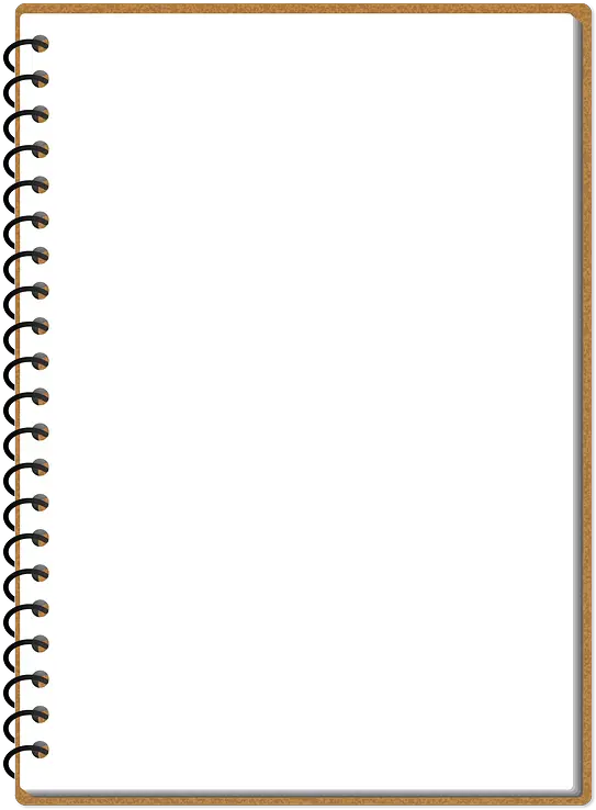 Clipart Paper Png Notebook Clipart Png