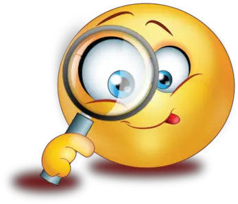 Inspector Magnifying Glass Emoji Smiley Magnifying Glass Emoji Png Glasses Emoji Png