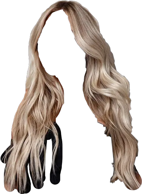 Download Highlight Lowlight Blonde Hair Savannah Labrant Hair Extensions Png Blonde Hair Png