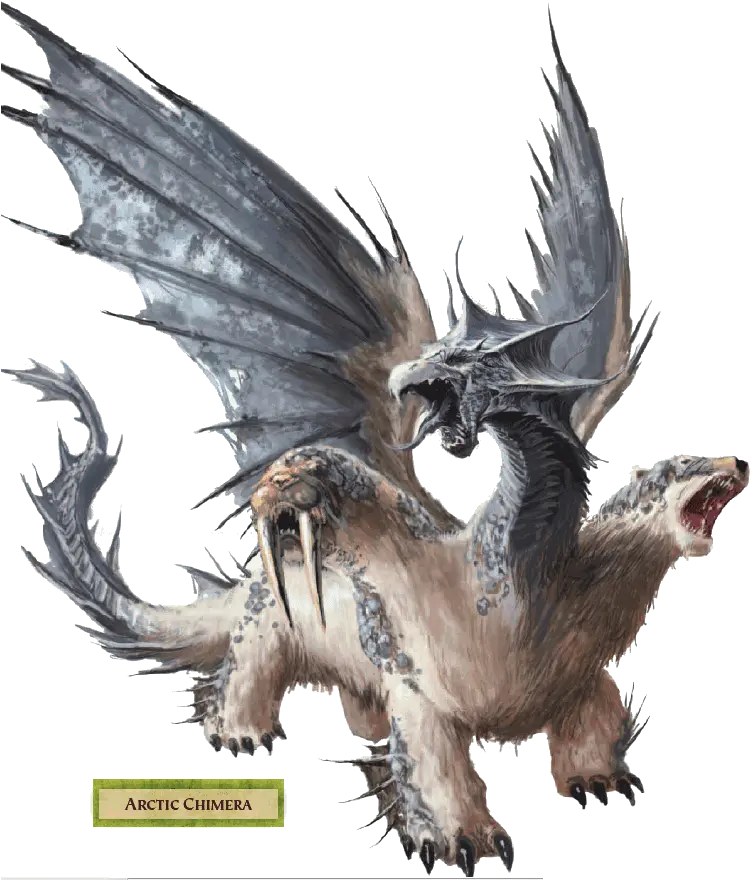 Chimera Png Transparent Images Dungeons And Dragons Dragon Chimera Dungeons And Dragons Png