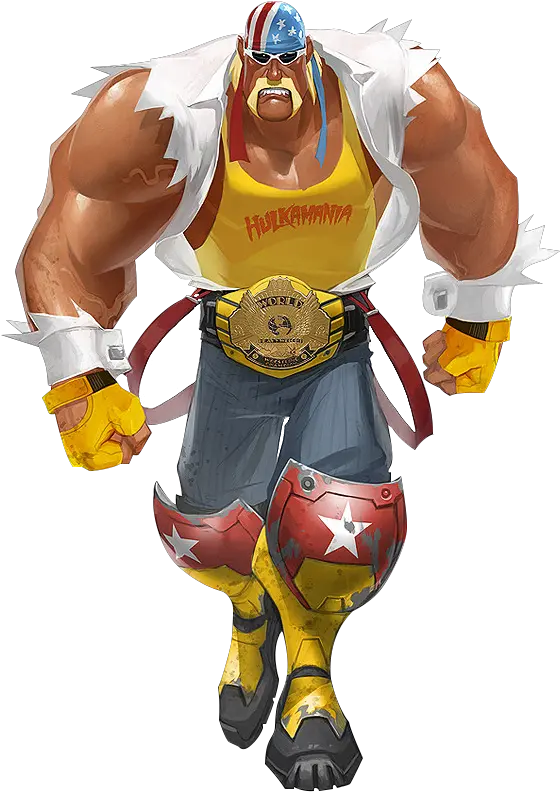 Hulk Hogan Wwe Game Concept Art Png Hulk Hogan Png