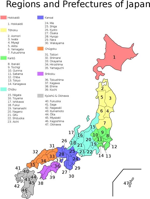 Japanu0027s 2010 Census Moving To Tokyo Newgeographycom Prefectures Of Japan Png Tokyo Png