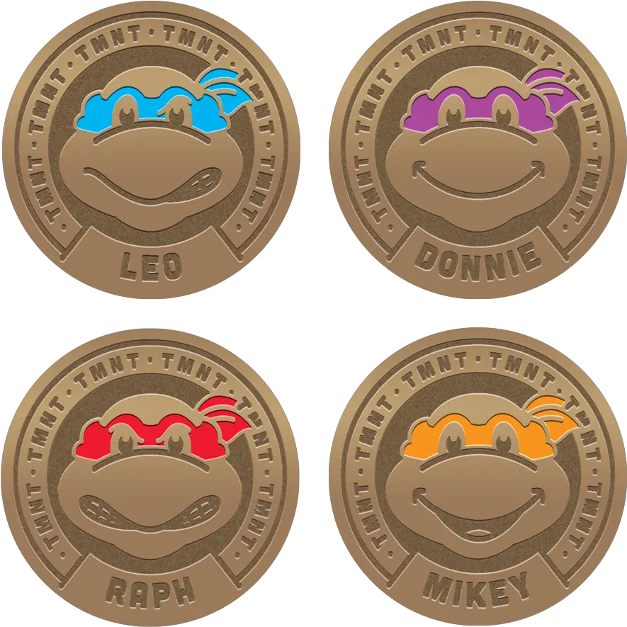 Tokun Collectible Coins Chisel Powder Color Chart Png Tmnt Logo Png