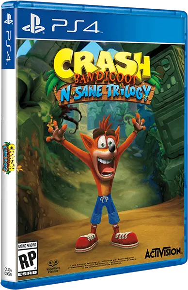 Crash Bandicoot Is Crash Bandicoot N Sane Trilogy 3d Box Png Crash Bandicoot Transparent