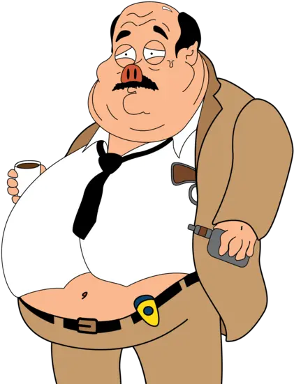 Fat Clipart Png 1 Image Fat Detective Cartoon Fat Png