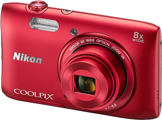 Nikon Imaging Products Product Archive Coolpix S3600 Nikon Coolpix S3600 Png Red Camera Png