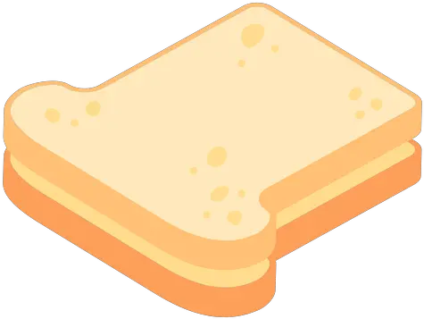 Bread Toast Flat Transparent Png U0026 Svg Vector Bread Slice Flat Transparent Bread Icon Vector