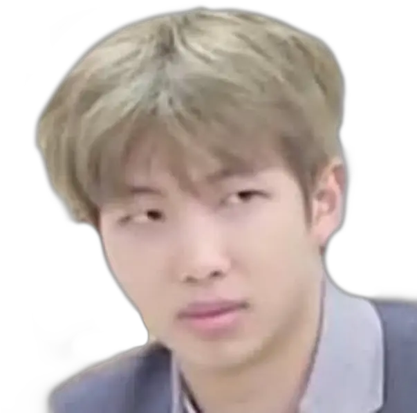 Why Is It That Btsu0027 Boy With Luv One Of The Most Hated Kim Namjoon Bts Meme Face Png Namjoon Icon