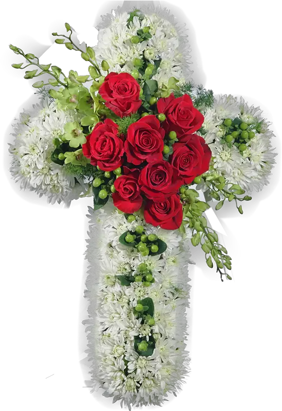 Wreaths Crosses Floral Png Rest In Peace Png