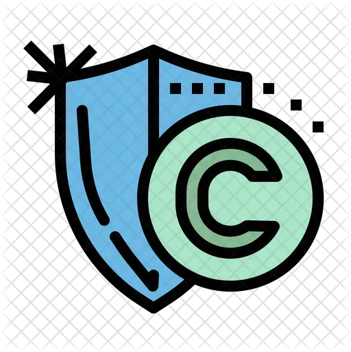 Copyright Shield Icon Spiral Png Shield Outline Png