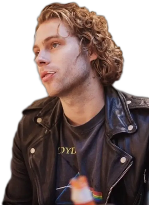 Download Luke Hemmings Png Leather Jacket Full Size Png Leather Jacket Leather Jacket Png