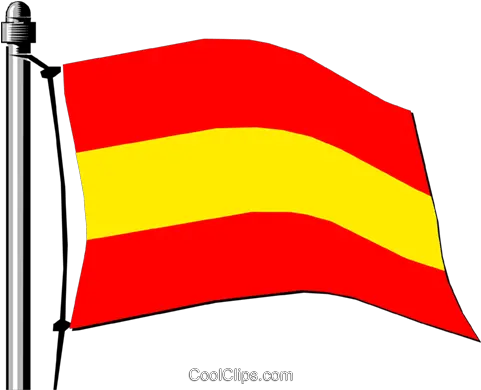 Spain Flag Royalty Free Vector Clip Art Illustration Bandeira Em Vector Png Spain Flag Png