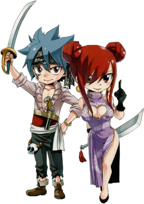 Main Fairy Tail Jerza Chibi Png Fairy Tail Transparent