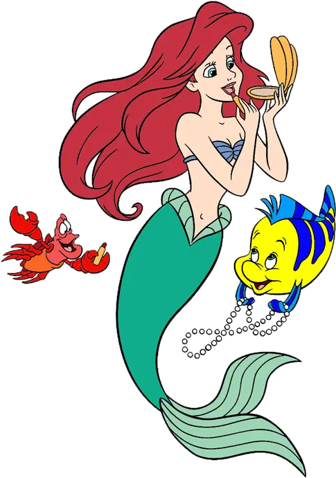 50 Cliparts Little Mermaid Ariel Clipart 4570bookinfo Sebastian Flounder Little Mermaid Png Mermaid Transparent