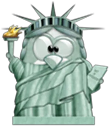 Download Statue Of Tux Penguin Statue Of Liberty Full Linux Penguin Liberty Of Statue Png Statue Of Liberty Png