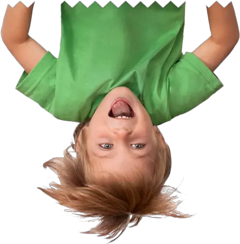 Download My Boys Love The Little Gym Kid Looking Down Png Kids Upside Down Transparent Little Kid Png