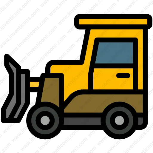 Download Skid Steer Vector Icon Inventicons Vertical Png Construction Equipment Icon