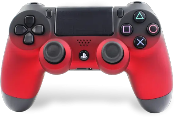 Two Tone Red Ps4 Controller Modz Custom Custom Red Ps4 Controller Png Ps4 Controller Png