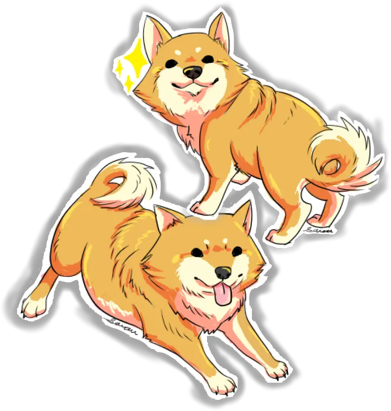 Image Of Shiba Inu Stickers Dog Png Shiba Inu Transparent