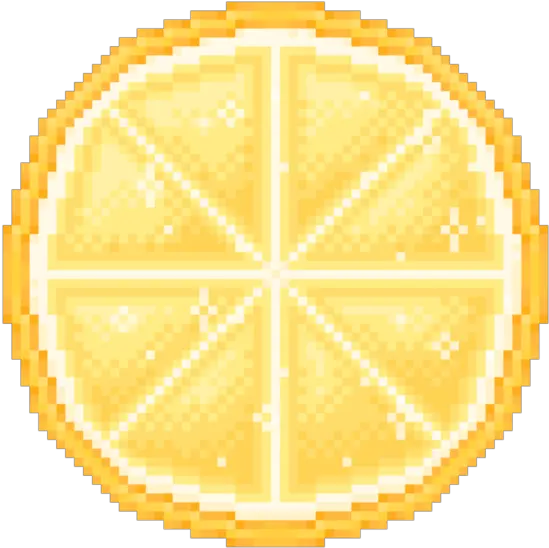 Download Lemon Slice Lemon Full Size Png Image Pngkit Transparent Pixel Peach Lemon Slice Png