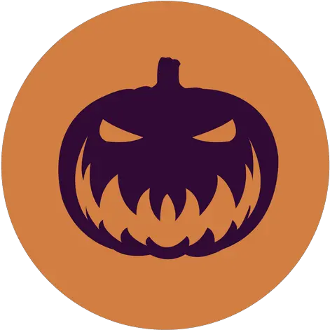 Pumpkin Face Circle Icon Transparent Png U0026 Svg Vector Scary Transparent Pumpkin Mohawk Icon