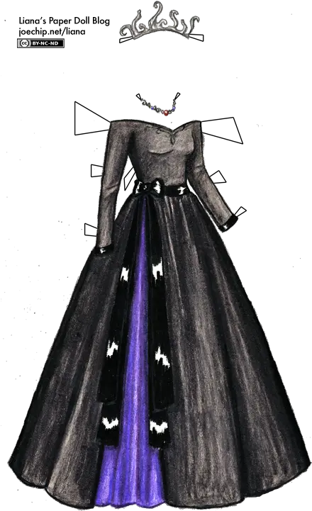 Evil Queen Costume Paper Doll Dress Gown Png Evil Queen Png