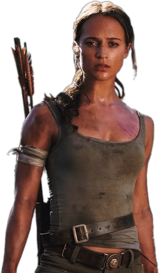 Lara Croft In Tomb Raider Transparent Alicia Vikander Lara Croft Png Lara Croft Transparent