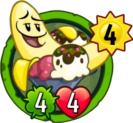 Banana Split Plants Vs Zombies Wiki Fandom Pvz Heroes Banana Split Png Banana Split Png