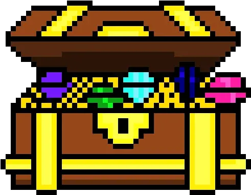 Old Brooklyn Christian Church Treasure Chestold Pixel Art Chest Open Png Treasure Chest Png