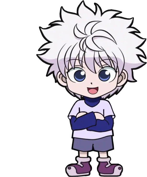 Killua Head Transparent Png Clipart Hunter X Hunter Chibi Png Killua Png