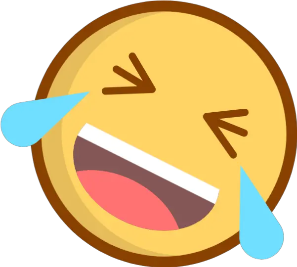 Online Emoji Laughing And Crying Vector Funny Sticker Png Laugh Cry Emoji Png