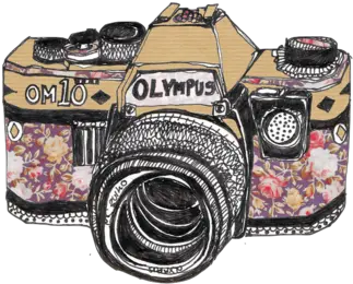 Be Strong Camera Art Drawing Illustration Drawings Of Cameras Png Camera Drawing Png