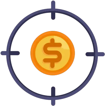 Business Money Earnings Target Free Icon Of Seo And Marketing Focused Symbol Png Target Icon Transparent