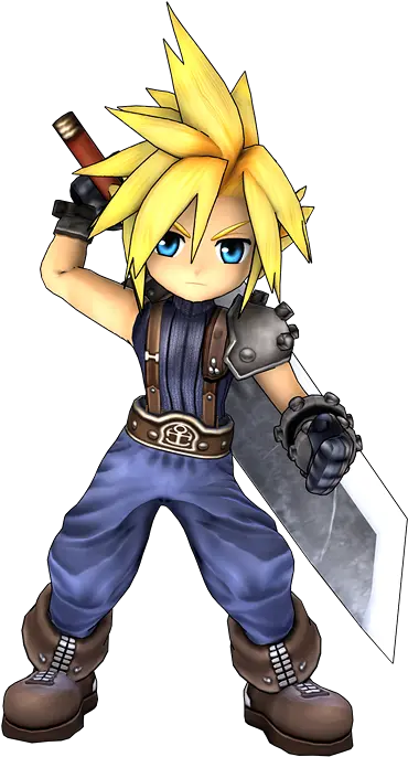 Cloud Strife Cloud Strife Chibi 3d Png Cloud Strife Png png