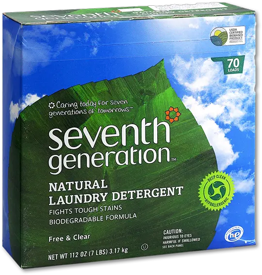 Seventh Generation Natural Laundry Powder Free U0026 Clear 112fl Oz Laundry Detergent Png Clear Png