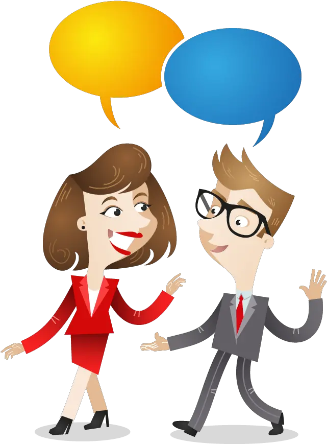 Cartoon Business People Talking Clipart People Having Conversation Cartoon Png People Talking Png png