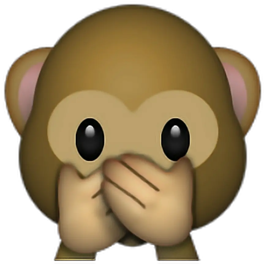 Omg Face Png Monkey With Hands Over Mouth Emoji Omg Emoji Png