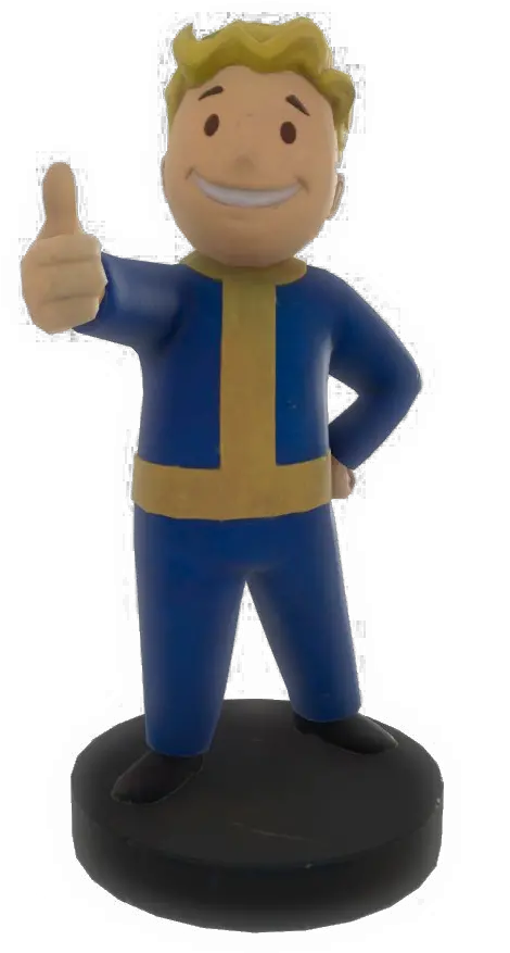 Fallout Fandom Fallout 4 Vault Boy Statue Png Pip Boy Png