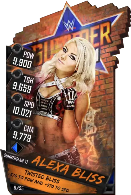 Alexa Bliss Wwe Supercard Alexa Bliss Png Alexa Bliss Png