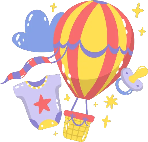 Baby Shower Stickers Free Kid And Baby Stickers Hot Air Ballooning Png Baby Shower Icon png