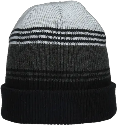 Dakota Striped Cuffed Beanie Knit Cap Png Beanie Transparent