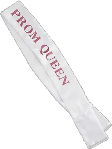 Prom Queen Winner Crown Win Promqueen Homecoming Beauty Prom Queen Sash Transparent Png Sash Png