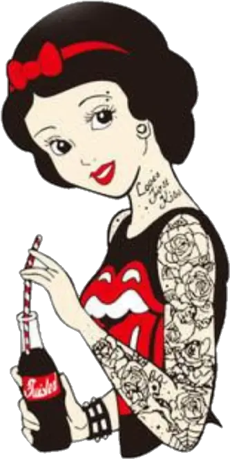Download Hd Snowwhite Gothic Disney Disney Rock N Roll Png Snow White Png