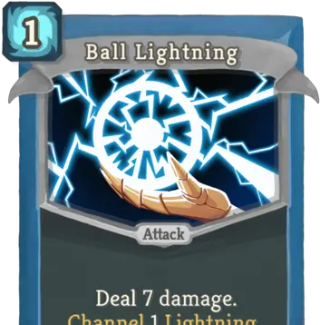 Ball Lightning Slay The Spire Wiki Fandom Slay The Spire Body Slam Png Lightning Effect Png